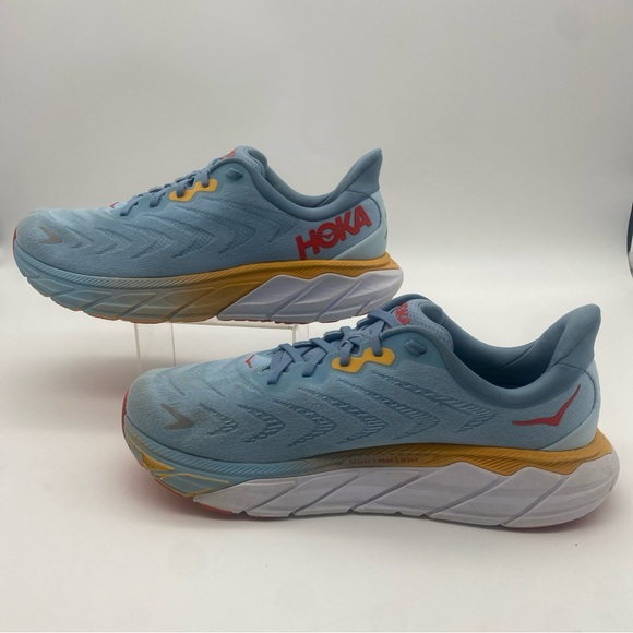 Hoka One One Arahi 6 Shoes Mens 10.5D Blue Running Athletic Sneakers - Picture 2 of 9